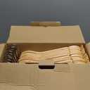 StorageWorks Wooden Hangers 20 Pack, Wood Coat Hangers for Closet, Heavy Duty Clothes Hangers for Suits, Shirts, Pants, Jackets, Natural Wood Color