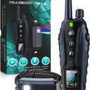 Dog Shock Collar - 4000FT Dog Training Collar with Remote Waterproof e Collar with Flashing Light, Adjustable Pitch Beep(1-8), Vibration(1-16), Safe Shock(1-99), and Keypad Lock (Black)