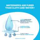 WaterWipes Sensitive Whole Body Cleansing Wipes, 99.9% Purified Water, XL Textured Wipes, Incontinence Care, Fragrance Free, 90 Count (30 Count (Pack of 3))