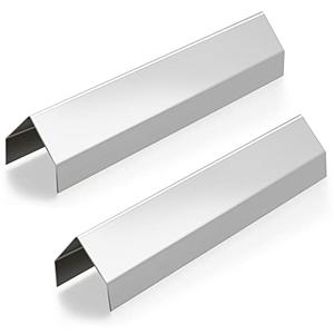 2 Pcs Deep Fryer Splash Guard Stainless Steel Joining Strip 20 Gauge Thickness Commercial Deep Fryer Joint Adapter Connector Curved Parts(23"L x 1 1/2"Wx2"H)