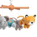 Lambs & Ivy Wild Life Musical Baby Nursery Crib Mobile - Protect the Animals