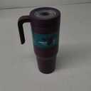 REDUCE Chiller Vacuum Insulated 40 oz Tumbler with Spill-Proof Silicone Straw - Sustainable Tritan Lid with Water Intake Markers - Soft Sit Base Travel Mug - Dishwasher Safe - Phantom
