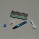 USB Rechargable Engraving Pen with 35bits,Mini Electric Engraver Etching Machines Cordless Rotary Tools Engraved Jewelry Stone Metal Plastic Wood Resin (blue)