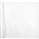 100% White Cotton Fabric 5 Yards 59 Inches Wide Cotton Quilting Fabric by The Yard, Soft Embroidery Muslin Fabrics for Sewing Material Apparel Cloth