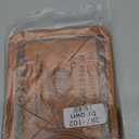 Mens US Dollar Bill Zip Around Bifold Wallet Leahter Card Credit Holder (Brown)