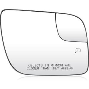 Passenger Right Side View Heated Mirror Glass Replacement for 2011 2012 2013 2014 2015 2016 2017 Ford Explorer, Replace BB5Z17K707A