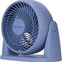 Holmes 8" Air Circulator Fan, 3 Speeds, 90° Adjustable Head Tilt, Wall Mountable, Ideal for Home, Bedroom, Kitchen or Office, Black