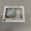 Inesore with Safety Lock for AirPods 4 Case,Clear Floral Cute AirPod 4th Generation Case for Women Girly with Cleaner Kit and Keychain- Smile Doodle