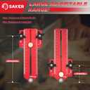 Saker Thin Rip Jig Table Saw Jig Guide, Making Repetitive Narrow Strip Cuts, Fit for 3/4" x 3/8" Slots, for Table Saw Band Saw Router Table