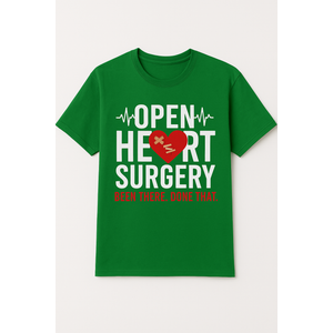 Open Heart Surgery Recovery Open Heart Surgery Survivor T-Shirt, Size M