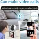 Two Way Pet Camera with 2.8 inch HD Screen, 1080P Video Calling Camera for Indoor Home Security, Indoor Home Nanny/Dog/Baby Security Device with Phone App