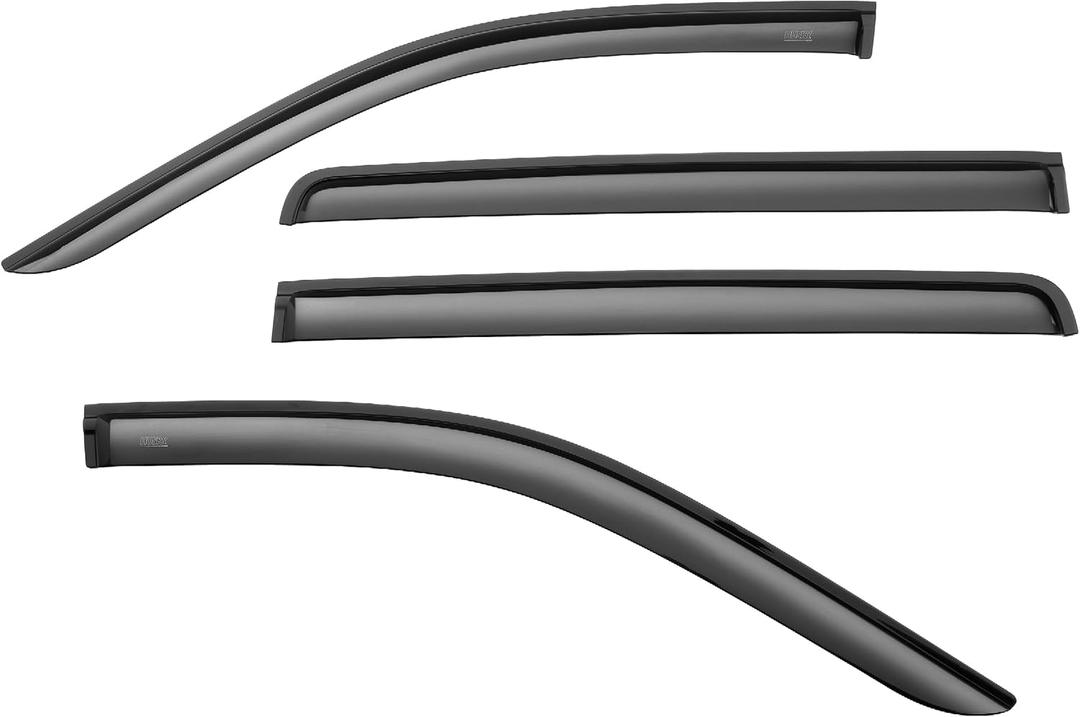 Husky Liners Select Outside Mount Rain Guards | Fits 2007-2021 Toyota Tundra, Double Cab | Front & Rear Ventvisors, 4 pcs. | 2824761