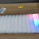 pelreame 105 Pack LED Light Up Foam Wands, 3 Modes Colorful Flashing Cheering Sticks, Bulk Party Decorations for Christmas, Concert, Sports Game, Birthday, Wedding, Halloween Festival Supplies