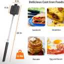 AILITOR Campfire Sandwich Maker Cast Iron Pack of 4 - Pudgy Pie Maker for Camping, Mountain Pie Cooker