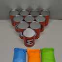 JOYIN 13 Pcs Carnival Party Bean Bag Toss Game, Sturdy Knockdown Can, Birthday Easter Party, Family, Best Outdoor and Indoor Games, Easter Egg Hunt for Classroom Gifts (Number Style)