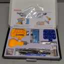 JOREST Watch Repair Kit for Battery Replacement & Link Removal, Resizing &Opener, Watch Repair and Cleaning Screwdriver Set, Wrench Back Remover, Spring Bar Tool