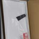 White Tray 2012" with Cut Handles - Spill Proof Decorative Tray is an Ideal Countertop Organizer for Living Rooms, Ottoman Coffee Tables, Offices, Kitchens & Serving Guests