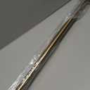 Ivilon Tension Curtain Rod - Spring Tension Rod for Windows or Shower, 54 to 90 Inch. Warm Gold
