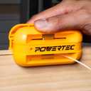 POWERTEC Dual Edge Banding Trimmer – 420 Stainless Steel Blade & ABS Body, Pneumatic Design for Veneer, PVC, ABS & Wood Edge Banding – Single or Double Edge Operation (72282)