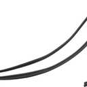 Motoforti Door Window Run Channel Seal, Weatherstrip Glassrun Channel Seal Strip, for Toyota Corolla 2004-2013, Rubber, Front Right, No.6814112511, Black, 1 Pc