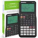 Franklin Scientific Graphing Calculator with 3 Operating Modes - Scientific Calculator Includes 20 Built-in graphs - Ideal for Beginner and Advanced Courses with Protective Cover - Black