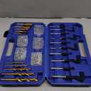 Orion Motor Tech 144pc Thread Repair Kit, Metric Helicoil Repair Kit with HSS Drill Bits Taps Inserts, Auto Rethreading Restorer Tool Kit in 1/4" 5/16" 3/8" 7/16" 1/2" & M5 M6 M8 M10 M12 Sizes 