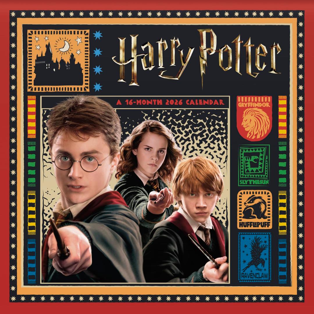 3 x 2026 Harry Potter Wall Calendar