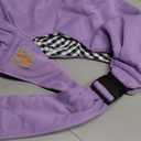 Tomkas Small Dog Sling Carrier - Zipper Pocket & Adjustable Strap - for 3-10 lbs Pets(Light Purple)