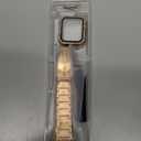 Calina Bling Bands and Case Compatible with Apple Watch Bands for Women 40mm, Jewelry Diamond Metal Bands and Cover, Sparkly Rhinestone iWatch Band & Sturdy Case for iWatch Series 6/5/4/SE, Rose Gold