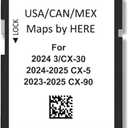 2024 Upgraded Navigation SD Card Map USA/CAN/MEX compatible with CX-5 CX-30 CX-90
