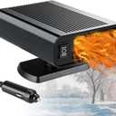 2026 Upgraded Portable Car Heater, 12V Fast Heating for Quick Defrosting & Defogging, 150W Vehicle Heater & Cooler with Cigarette Lighter Plug, Universal for All Cars,Christmas Gifts