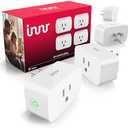 Innr Zigbee Smart Plug, Works with Philips Hue*, Alexa and SmartThings, Zigbee Repeater, Energy Monitoring, 4-Pack
