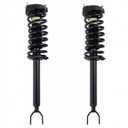 TRQ Front Strut & Coil Spring Set - Driver & Passenger Sides - Compatible with 06-11 Mercedes-Benz CLS500, CLS550, CLS63 AMG, 03-09 E320, E350, E500, E550, E63 AMG