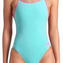 ARENA Performance Women's Team Solid Lace Back Swimsuit One Piece Bathing Suit,30