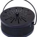 BO SHER 1 Portable Mosquito Coil Holder, Mosquito Incense Box Sandalwood Holder with Handle, Fireproof Incense Burner for Home Black