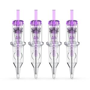 Wormhole Tattoo Cartridge Needles, 20pcs 3RL Disposable Tattoo Needle Cartridges Standard 3 Round Liner for Tattoo Pen Tattoo Cartridge Machine Permanent Makeup Tattoo Supplies (1203RL)