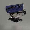 SKYOAK 2 Pack Refined Progressive Multifocus Reading Glasses Men Blue Light Blocking Readers Metal Frame Spring Hinge (Black+Gunmetal, 1.5) (Top is Not 0 (3ft Range) - Black + Gunmetal)