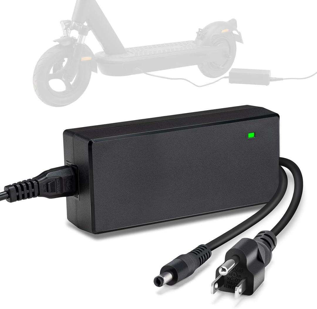 36V Lithium Battery Charger Output 42V 2A for Electric Bike Battery Scooter Batteries, Charger with DC2.1 Jack Connector (5.5X2.1mm)