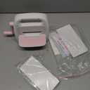 CraftGenes Mini Die Cutting and Embossing Machine with Starter Kit, 8.5 cm (3.5") Feed Slot for 3" Paper, Includes 24 Accessories for DIY Crafts, Card Making & Scrapbooking(Pink)