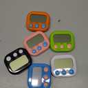 6 Pack Multi-Function Electronic Timer, Learning Management, Suitable for Kitchen, Study, Work, Exercise Training, Outdoor Activities(not Including Battery)