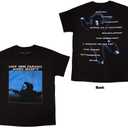Men's Billie Eilish Hit Me Hard and Soft Tracklist T-Shirt Black (Blue, L)