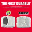 Brawny Tear-A-Square 3-Ply Paper Towels, 8 Triple Rolls = 24 Regular Rolls, Strong, Absorbent, and Durable with 3 Sheet Sizes (Quarter, Half, Full)