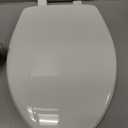 Bemis 7300SLEC Slow Close Toilet Seat, Easy Clean Hinges and Durable Plastic Seat, Made in USA, Elongated, White