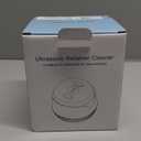 Dental Ultrasonic Retainer Cleaner Machine: 45kHz Dental Cleaning Pod with Digital Timer & 200ML, Deep Cleaning for Dentures, Mouth Guards, Aligners, Night Guards, Braces, Toothbrush Heads & Jewelry (White)