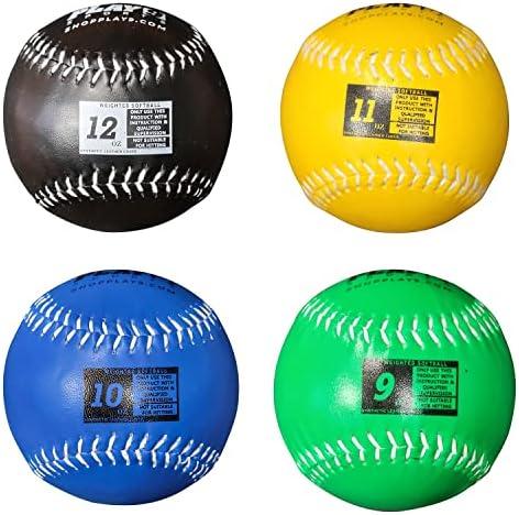 Play 9 Weighted Softballs 4 Count