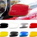 Car Door Side Rearview Mirror Cover Compatible With Honda Fit Jazz 2009 2010 2011 2012 2013 Housing Rearview Mirror Protective Cover Unpainted Right Side
