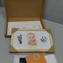 Inkless Baby Hand and Footprint Kit Boy, Girl - No Mess Ink Pad for Handprint, Clean Touch Dog Paw Print Kit, Personalized Baby Shower Gifts, Nursery Newborn Keepsake Frame(Ash Wood)