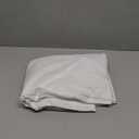 Sfoothome White Flat Sheet, Ultra Soft and Comfortable Microfiber Top Sheet Twin Size