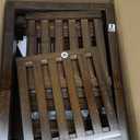 Solatmos Wood Plant Stand With Grow Lights Indoor Plants Outdoor Corner Plant Shelf Flower Stands for Living Room Patio Garden Corner Balcony (Brown, 8 Tier)