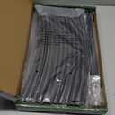 Thickened Tube Garden Arch,7.3ft Heavy-Duty Metal with 16mm Steel Tubes & 0.5mm Thickened Wall, Durable Outdoor Trellis for Climbing Plants,Roses,Garden Party,Ceremony & Decorations (Black)